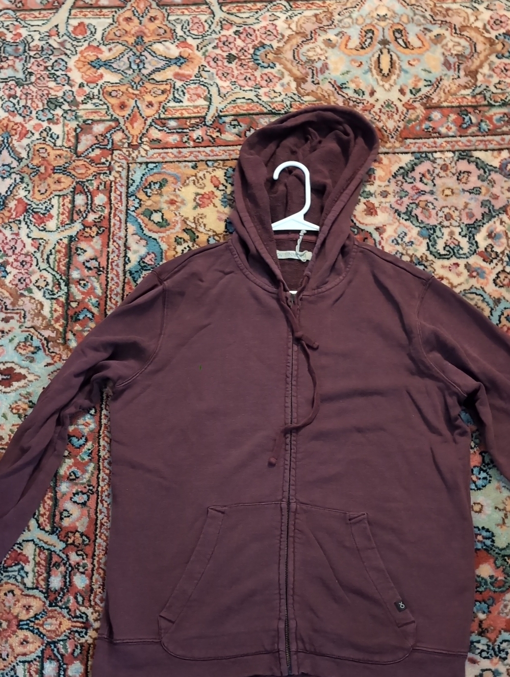 Outerknown Mauve Sur Full-zip Hoodie
